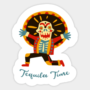 Tequila Time - clean design Sticker